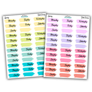 Date Covers - Spring Multi-Colour