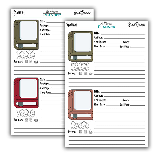 December 2026 Book Journal Kit