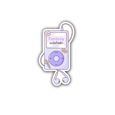 Fantasy Audiobook Die Cut Sticker