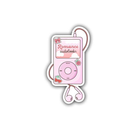 Romance Audiobook Die Cut Sticker