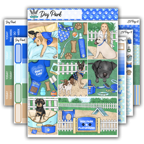 Dog Park | Weekly Planner Kit