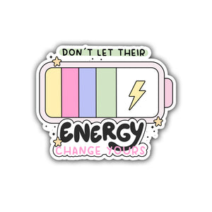 Energy Die Cut Sticker