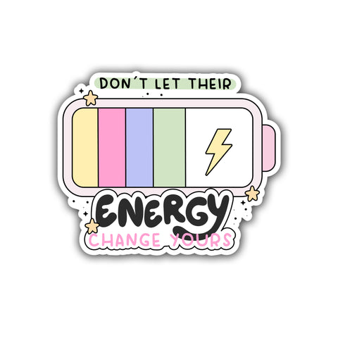 Energy Die Cut Sticker
