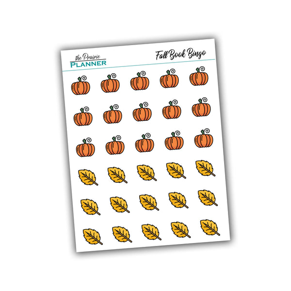 Fall Book Bingo