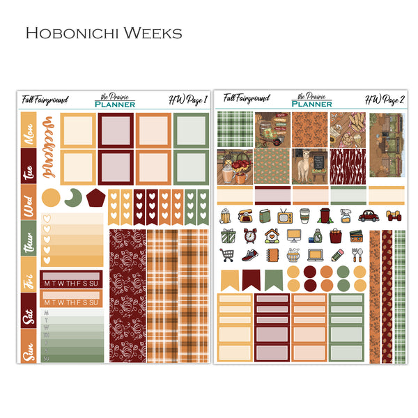 Fall Fairground - Hobonichi Kit