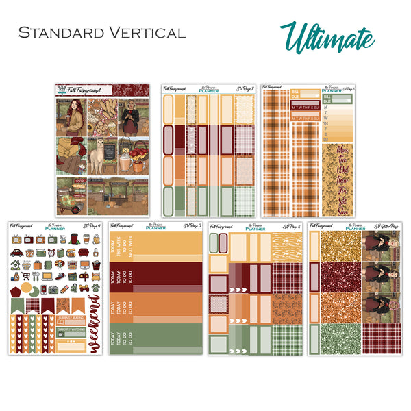 Fall Fairground | Weekly Planner Kit