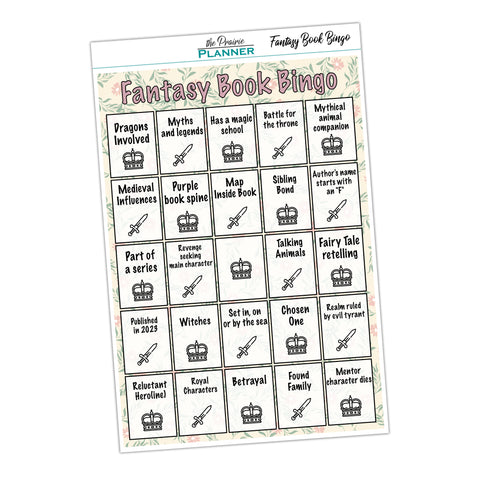 Fantasy Book Bingo