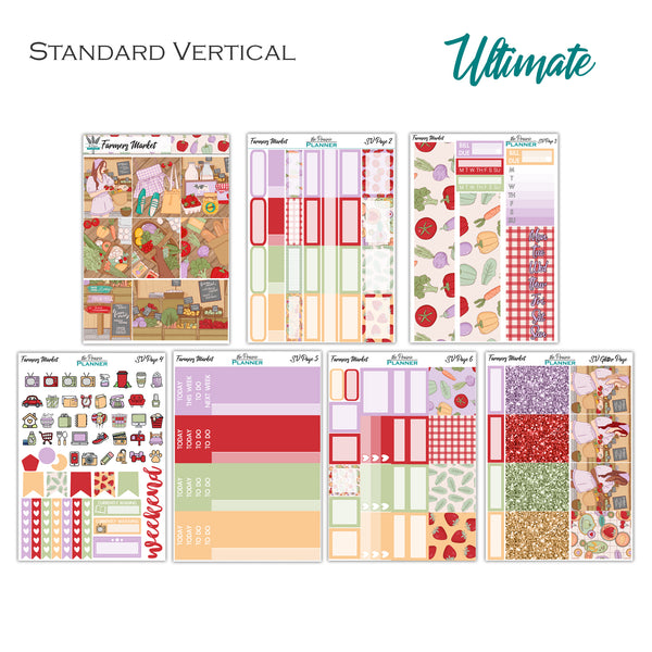 Farmers Market | Weekly Planner Kit
