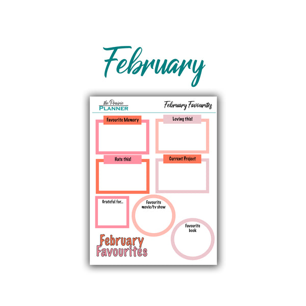 2026 Monthly Favourites