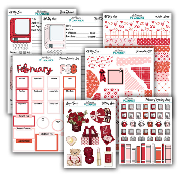 February 2026 Book Journal Kit