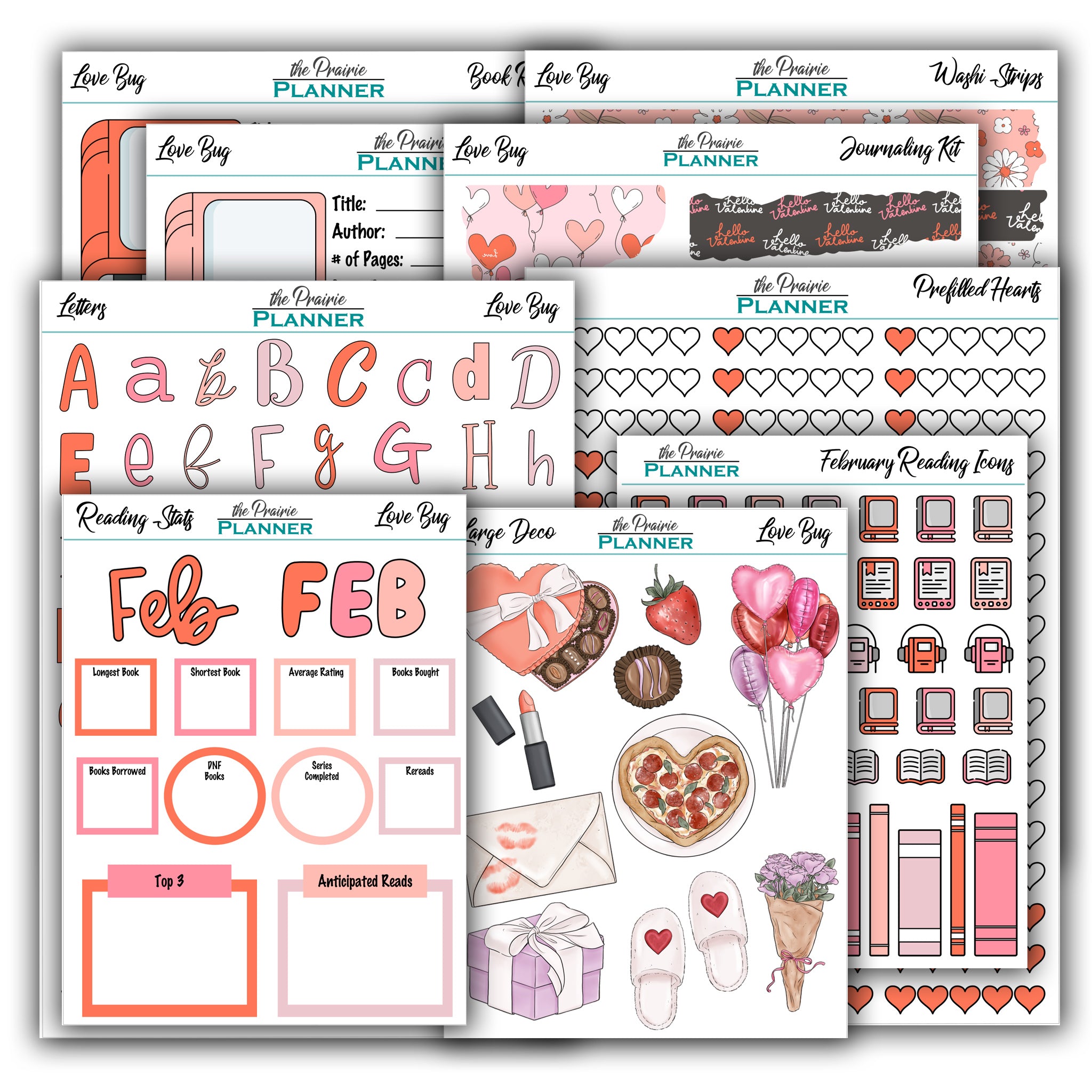 February Book Journal Kit