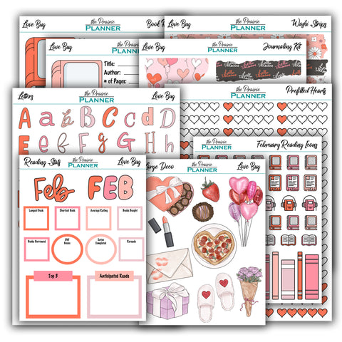 February Book Journal Kit