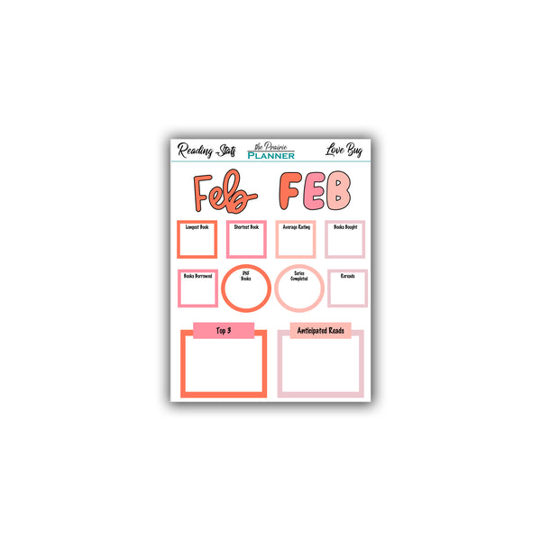 February Book Journal Kit