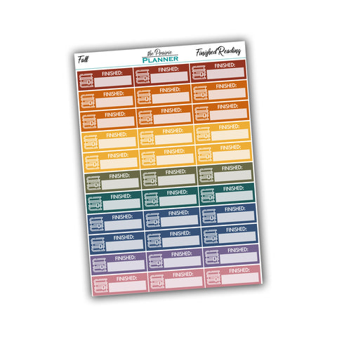 Finished Reading - Fall Multi-Colour