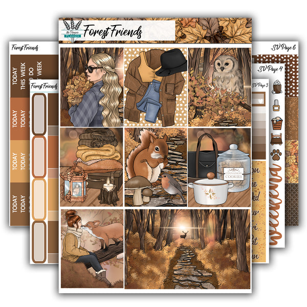 Forest Friends | Weekly Planner Kit