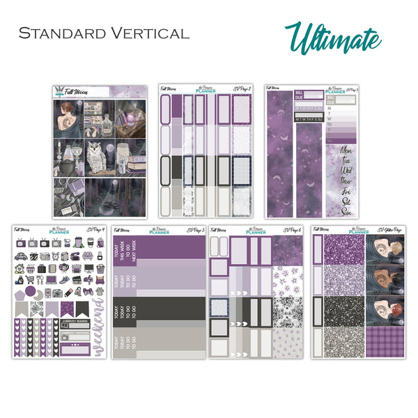 Full Moon | Weekly Planner Kit