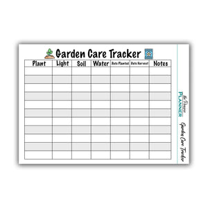 Garden Care Tracker