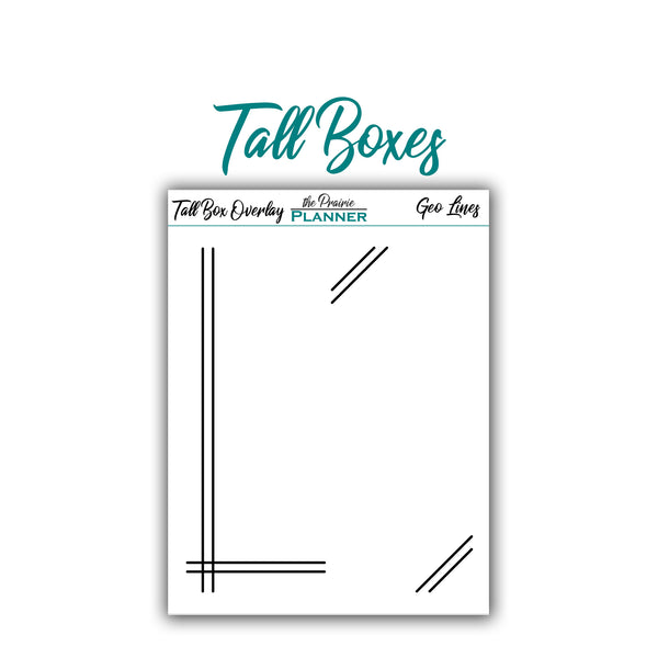 FOIL - Geo Lines Collection - Planner Stickers