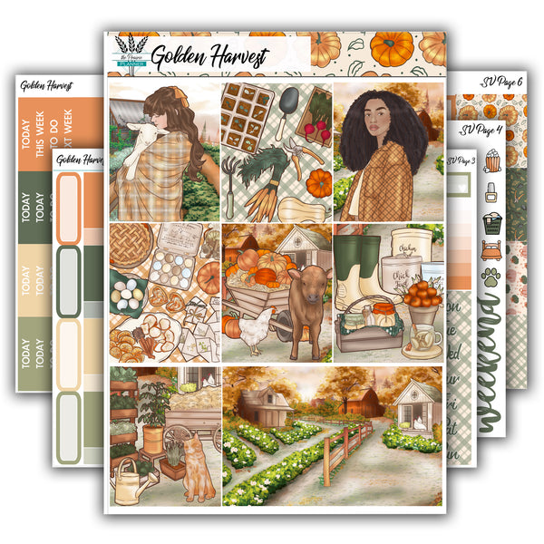 Golden Harvest | Weekly Planner Kit