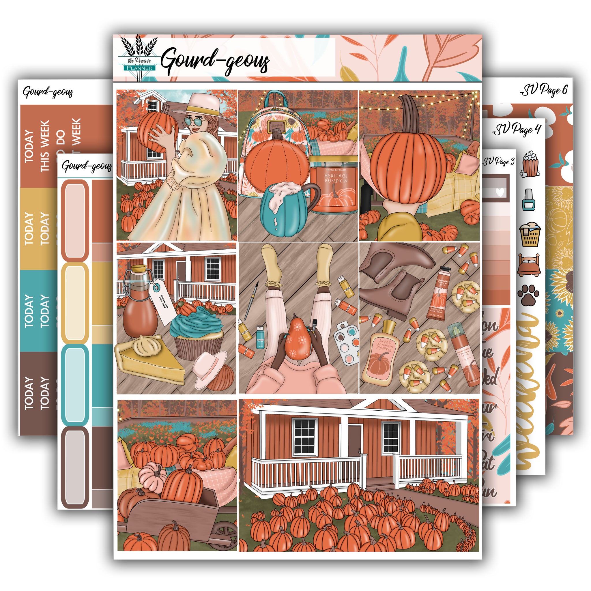 Gourd-geous | Weekly Planner Kit