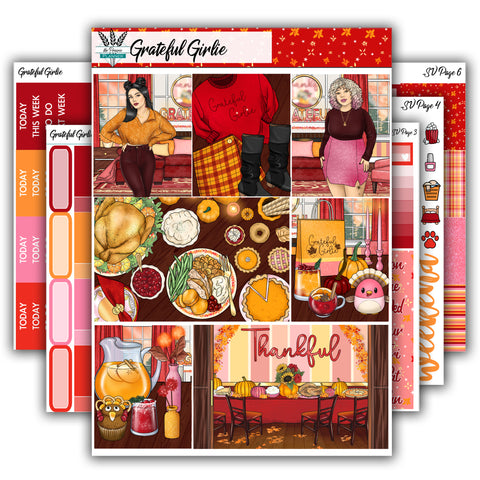 Grateful Girlie | Weekly Planner Kit