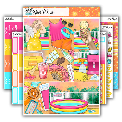 Heat Wave | Weekly Planner Kit