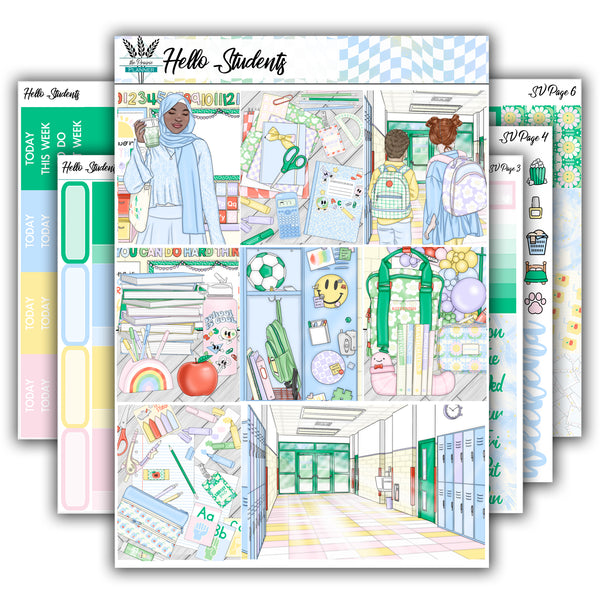 Hello Students | Weekly Planner Kit