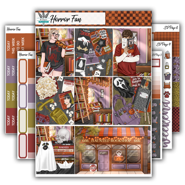 Horror Fan | Weekly Planner Kit