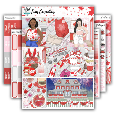 I am Canadian | Weekly Planner Kit