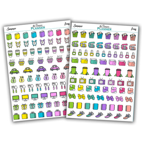 Icons -  Summer Multi-Colour