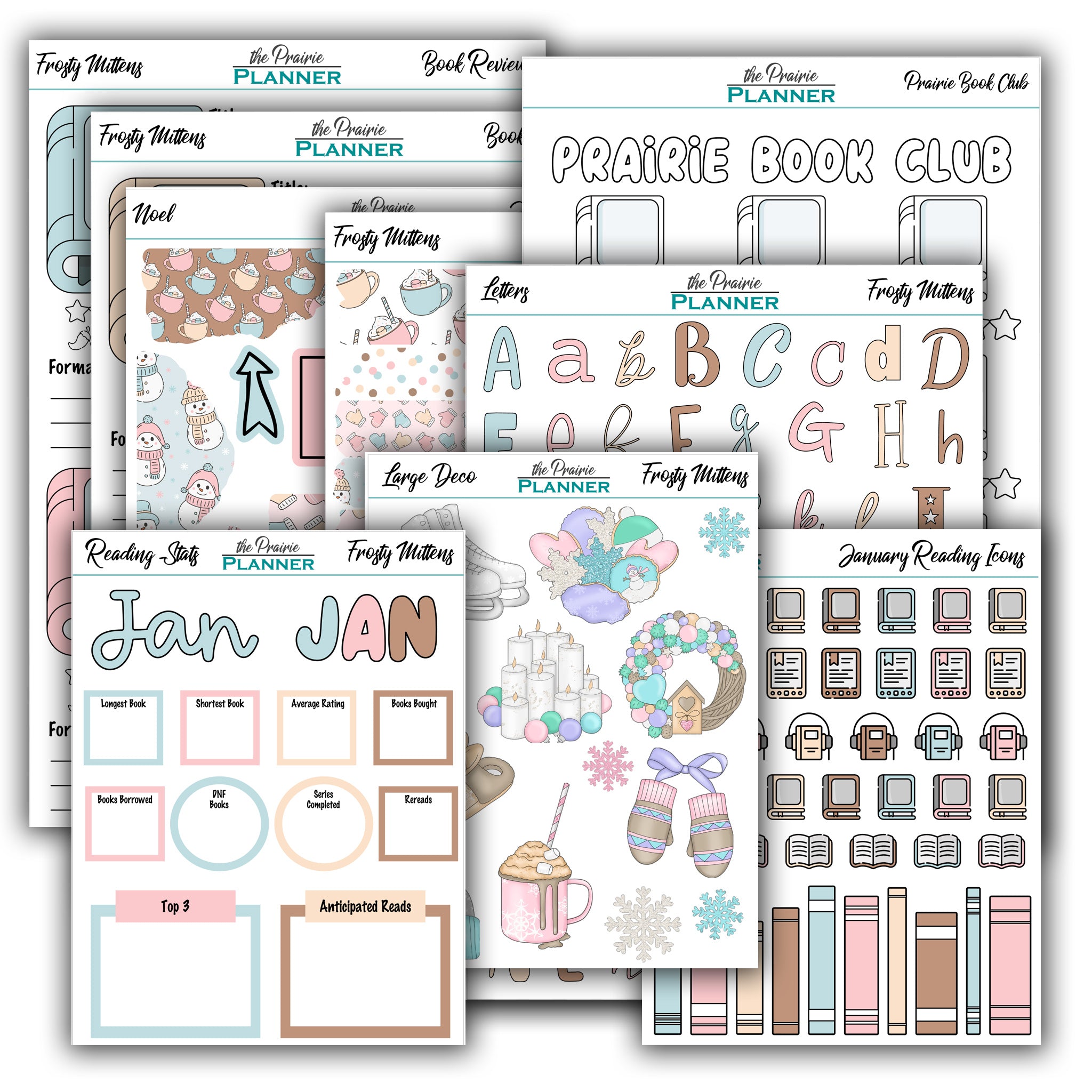 January Book Journal Kit