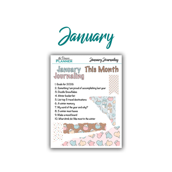 2026 Monthly Journaling