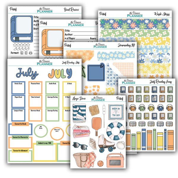 July 2026 Book Journal Kit