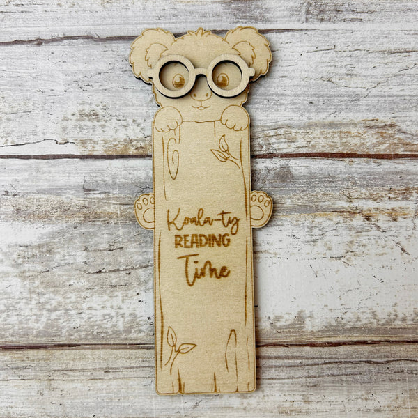 Wooden Koala Bookmark
