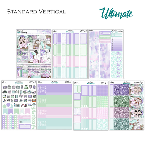 Library | Weekly Planner Kit