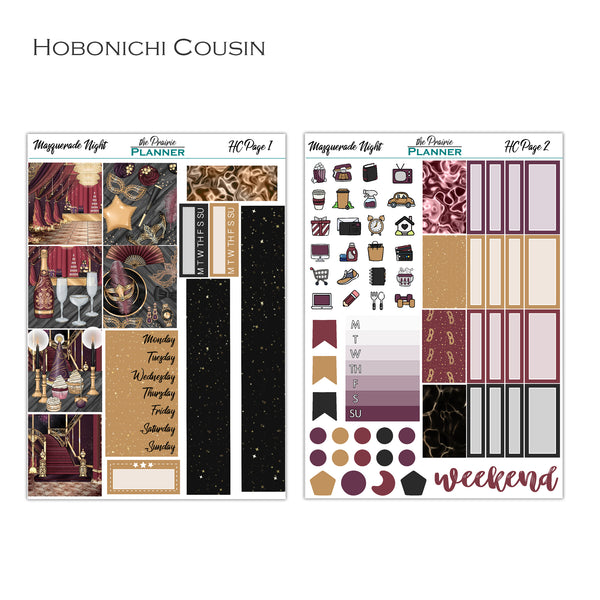 Masquerade Night - Hobonichi Kit