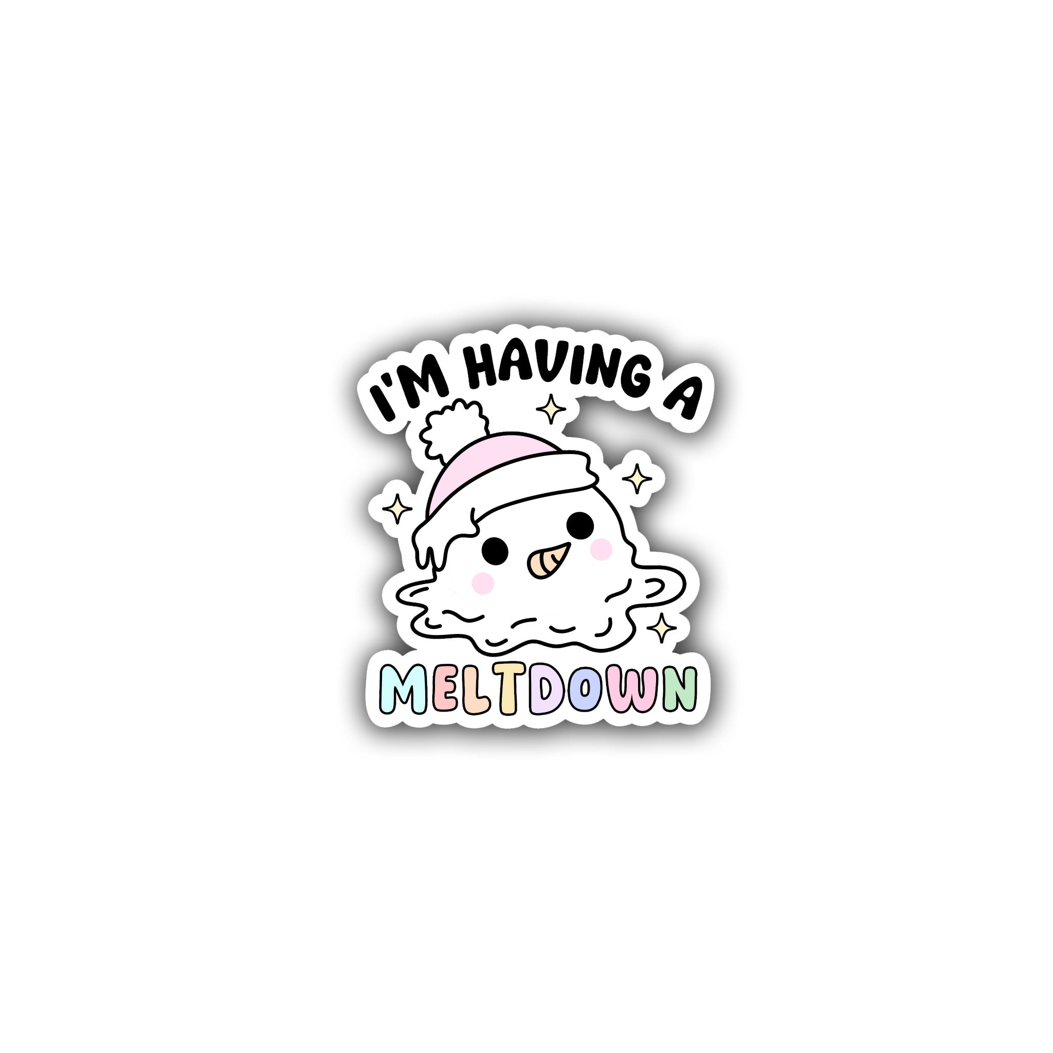 Meltdown Die Cut Sticker
