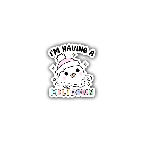 Meltdown Die Cut Sticker