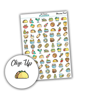 Mexican Food - Planner Stickers