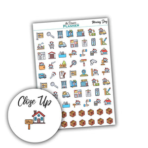 Moving Day - Planner Stickers