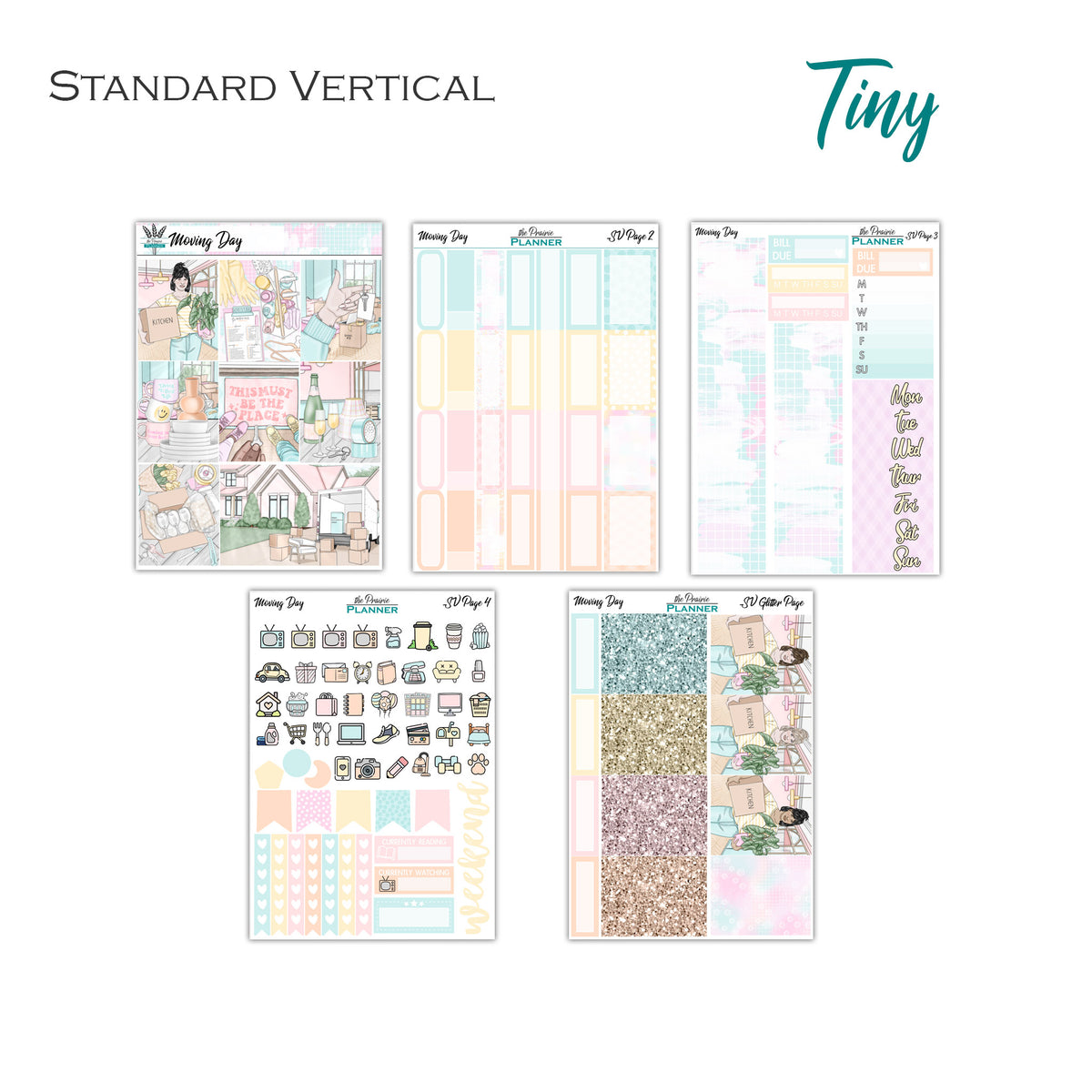 Moving Day | Weekly Planner Kit – the Prairie Planner