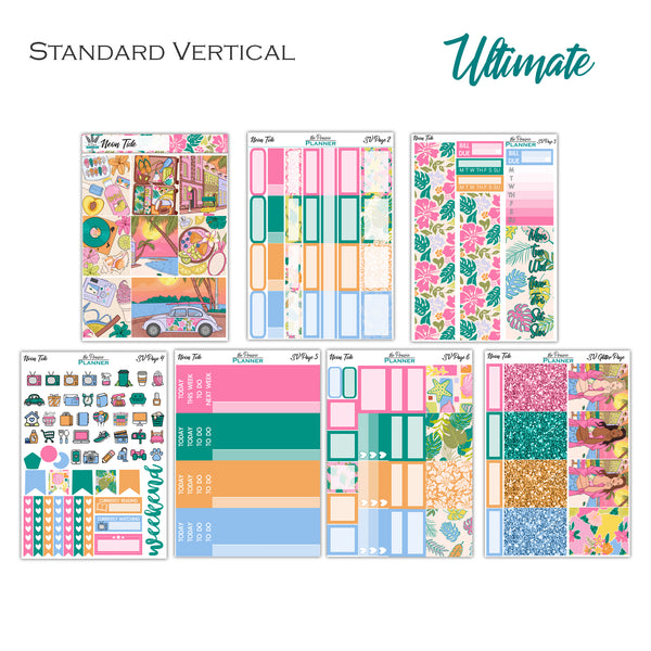 Neon Tide | Weekly Planner Kit