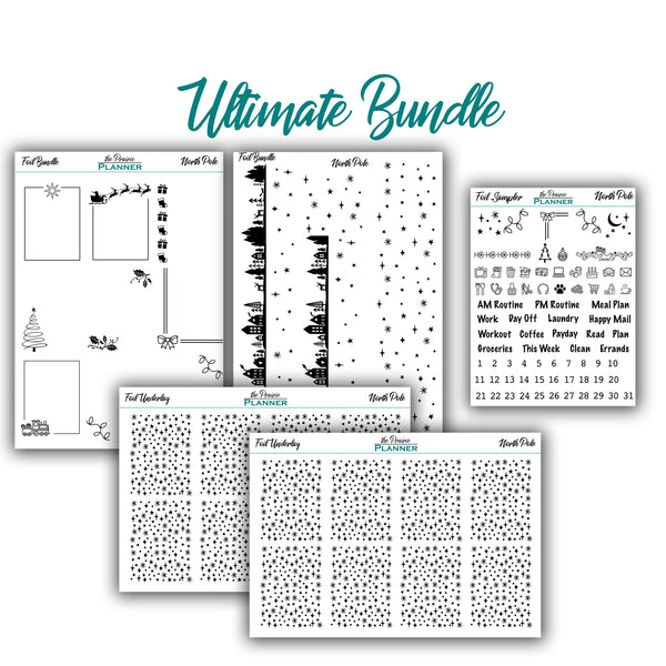 FOIL - North Pole Collection - Planner Stickers