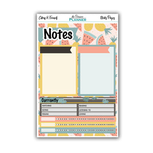 Citrus & Fronds | Monthly Notes