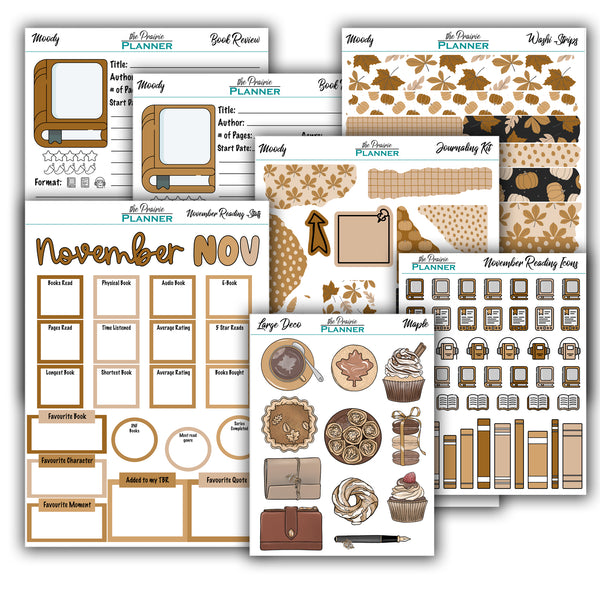 November 2026 Book Journal Kit