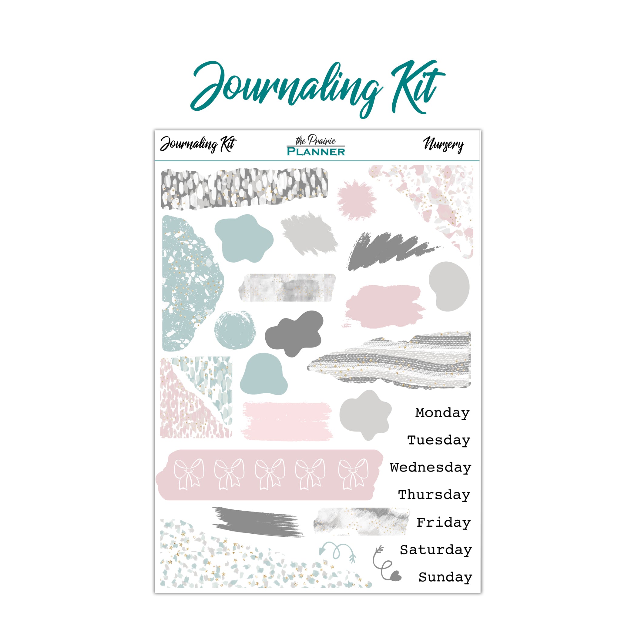 Nursery - Journaling Kit