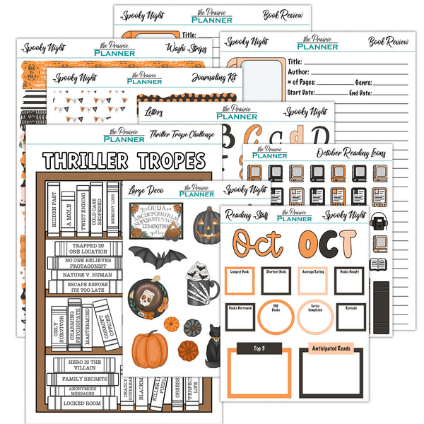 October Book Journal Kit