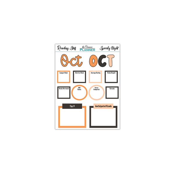 October Book Journal Kit