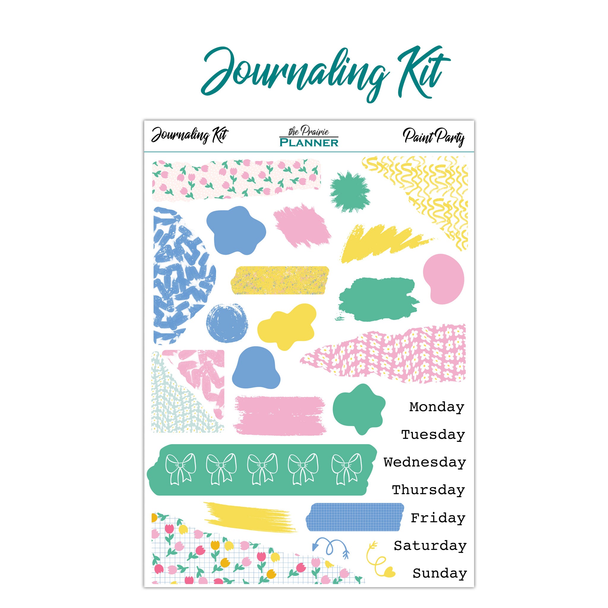 Paint Party - Journaling Kit