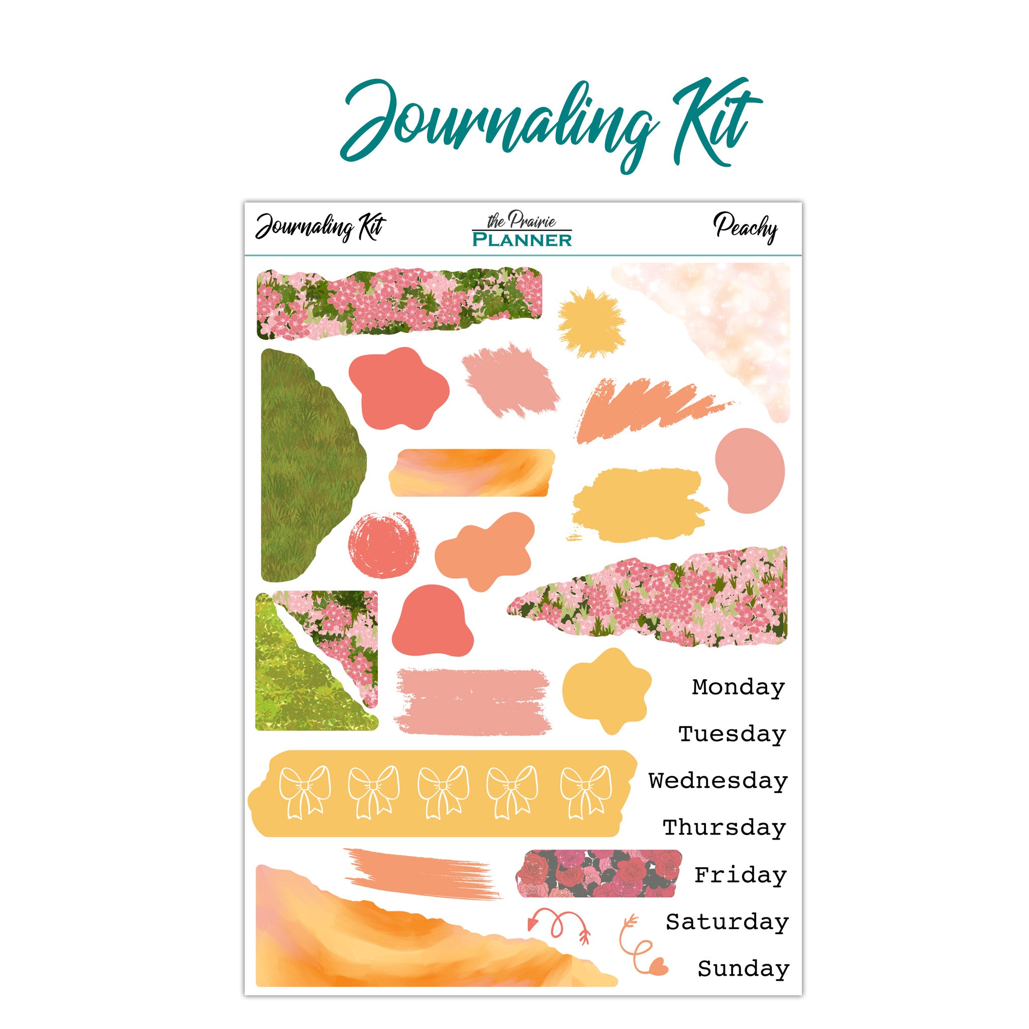 Peachy - Journaling Kit